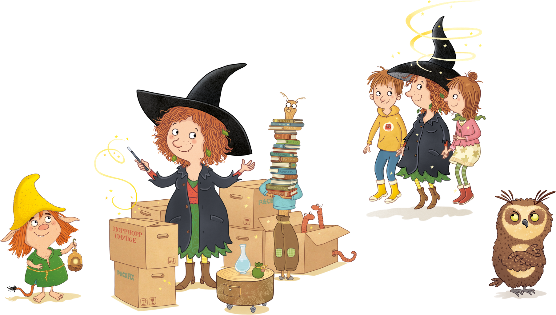 Spargelzahn zieht um